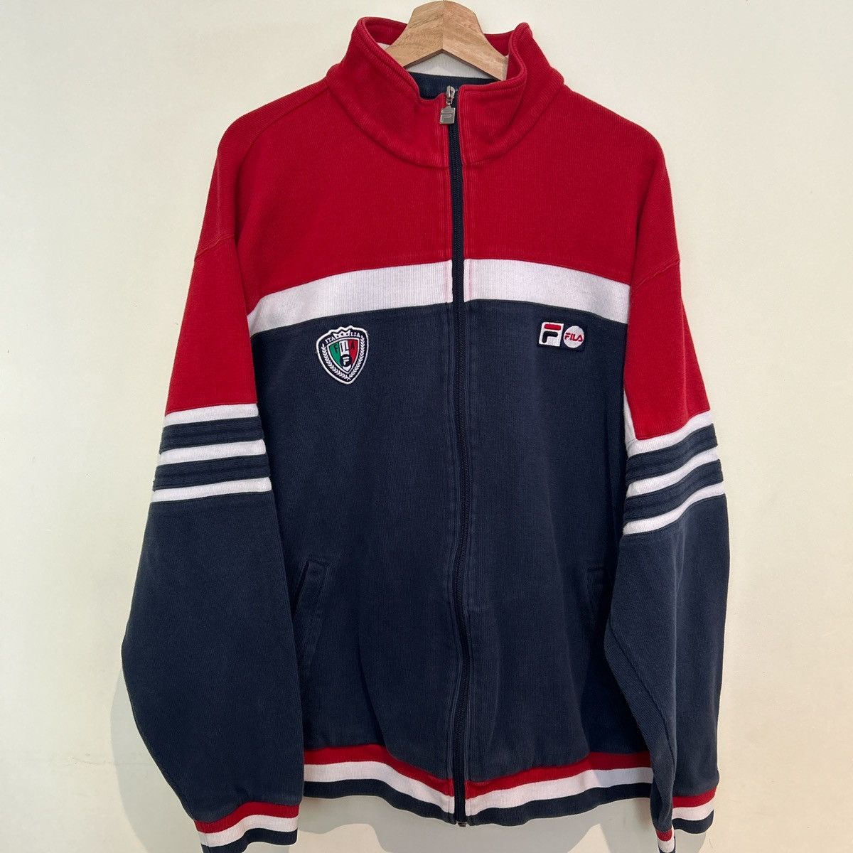Fila Vintage Fila Italia Zip Up Track Jacket Size US XL / EU 56 / 4 - 1 Thumbnail