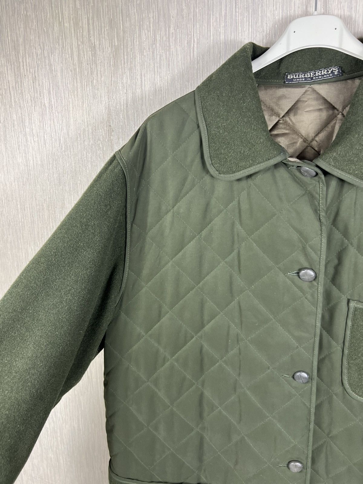 Burberry Vintage 90s Burberrys London quilted nylon coat parka jacket Size M / US 6-8 / IT 42-44 - 7 Thumbnail