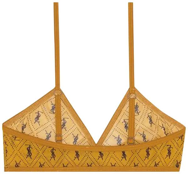 Saint Laurent Paris o1bcso1str0426 Bra in Mustard Size M / US 6-8 / IT 42-44 - 2 Thumbnail