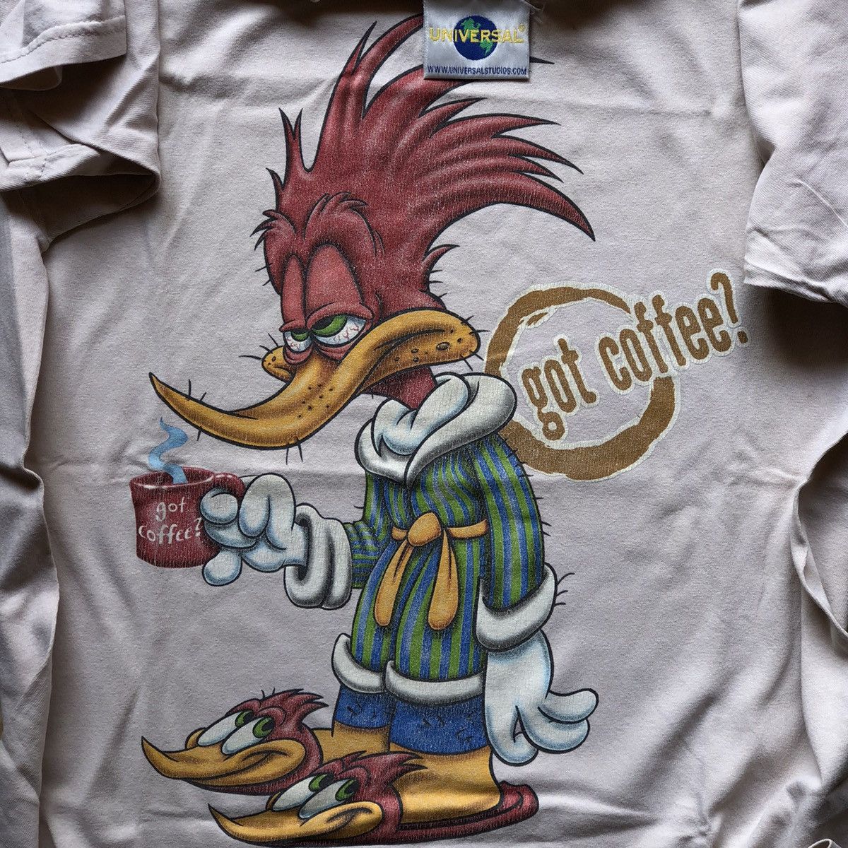 Vintage vintage y2k universal studios woody woodpecker "got coffee?" Size US L / EU 52-54 / 3 - 1 Thumbnail