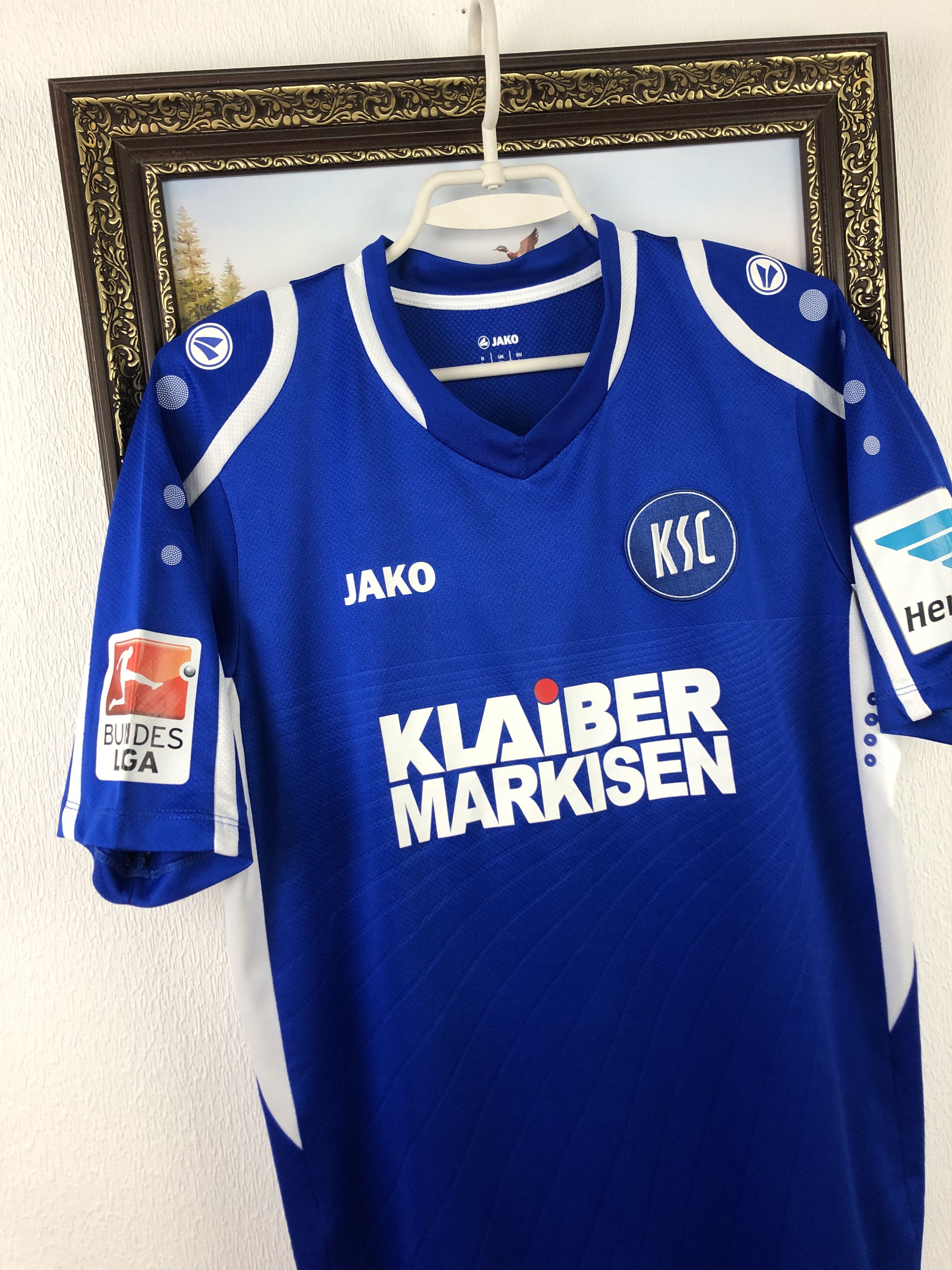 Other Karlsruher shirt Soccer Jersey #20 Sallahi Match Worn Size US L / EU 52-54 / 3 - 7 Thumbnail