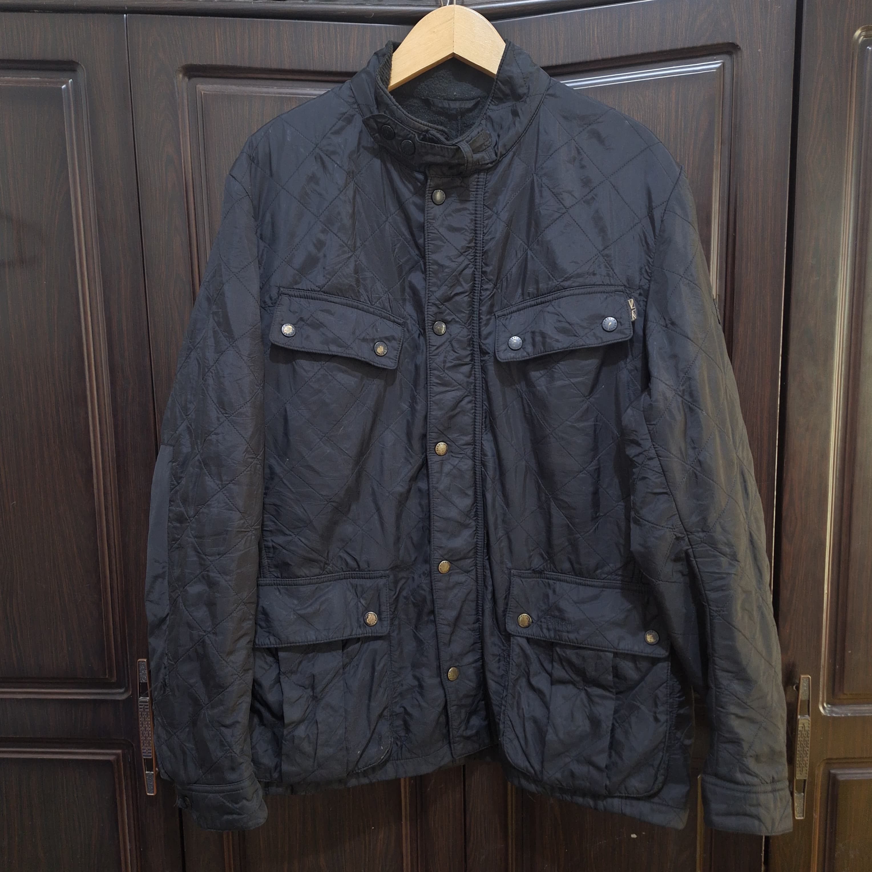 Barbour × Noah Wool Teddy Bedale Jacket XL NEW Black | Grailed