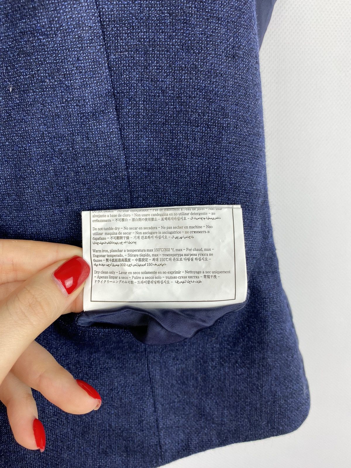 Suitsupply Suitsupply Ferrara men’s wool sleeveless suit vest waistcoat Size 40R - 17 Thumbnail