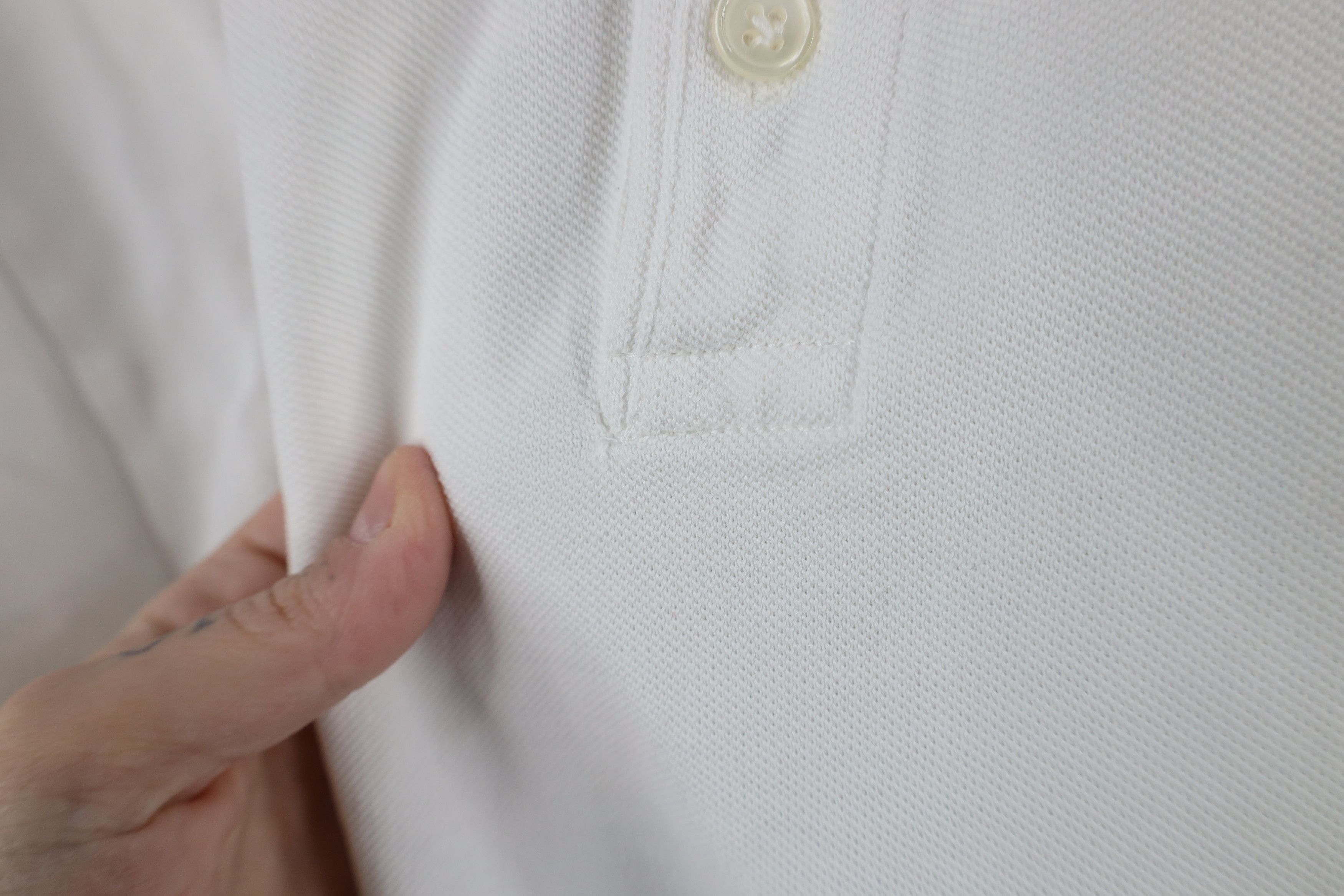 J.Crew × Vintage Vintage 90s J Crew Cotton Collared Golf Polo Shirt White Size US XL / EU 56 / 4 - 5 Thumbnail