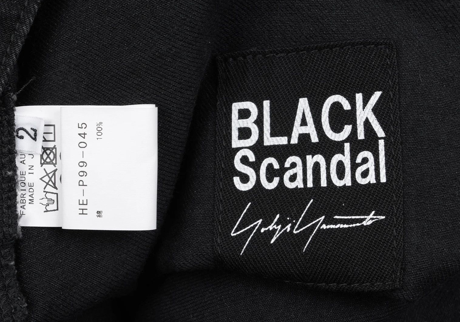 Yohji Yamamoto BLACK Scandal Yohji Yamamoto Zip Hem Denim Pants Size US 32 / EU 48 - 16 Thumbnail