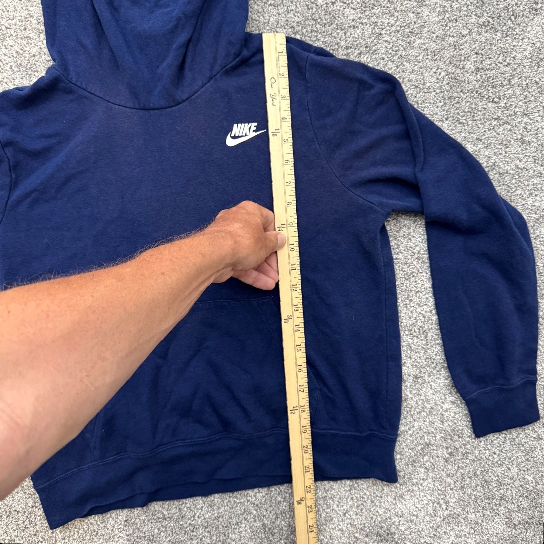 Nike Nike Hoodie Women Medium Blue Pullover Cropped Roomy Athleisure Kangaroo Pocket Size M / US 6-8 / IT 42-44 - 2 Thumbnail