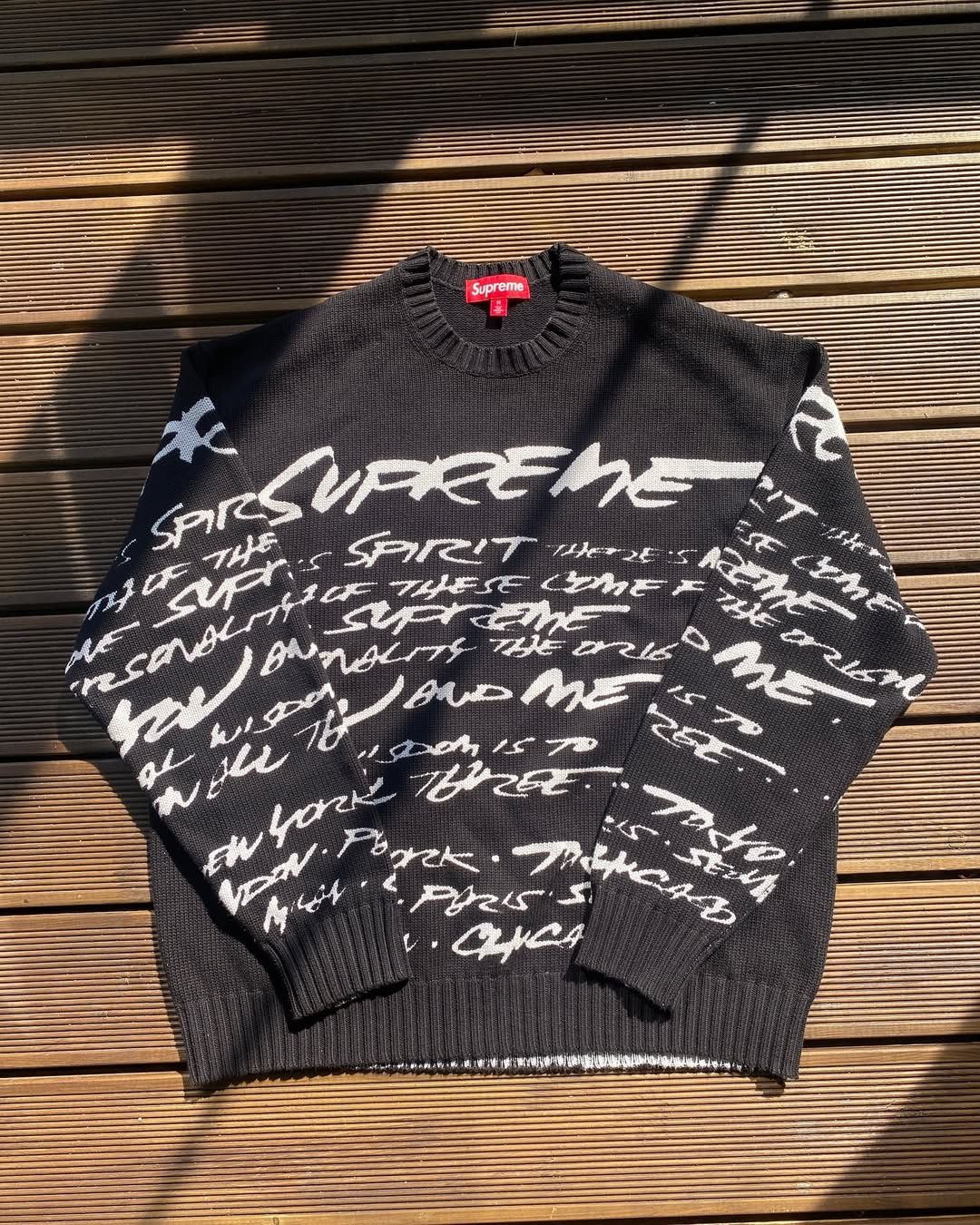 Supreme Supreme Futura Sweater [BLACK] SS24 Size US M / EU 48-50 / 2 - 1 Thumbnail