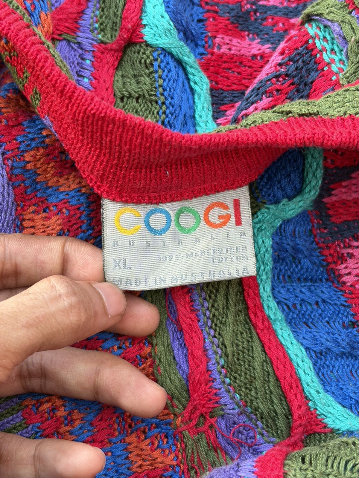 Coogi Vintage 90s Coogi 3D Knit Sweater Size US XL / EU 56 / 4 - 7 Thumbnail
