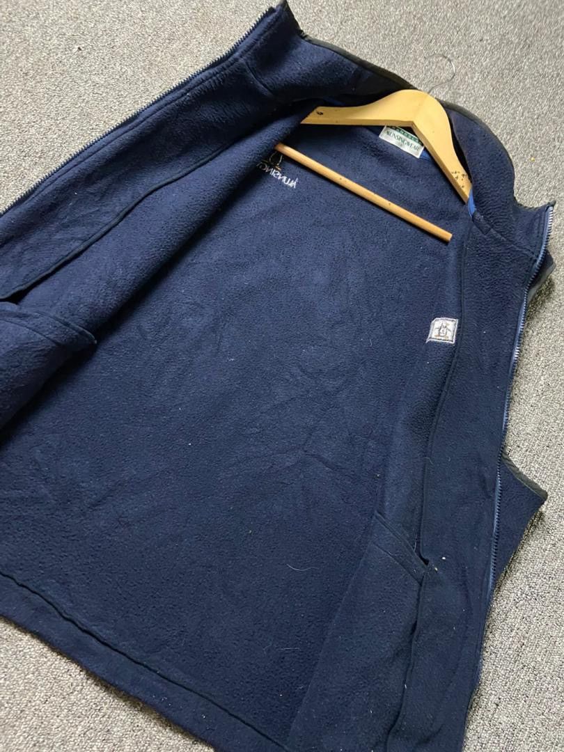 Japanese Brand Munsingwear Grandslam Fleece Zip Up Vest (187) Size US L / EU 52-54 / 3 - 6 Thumbnail