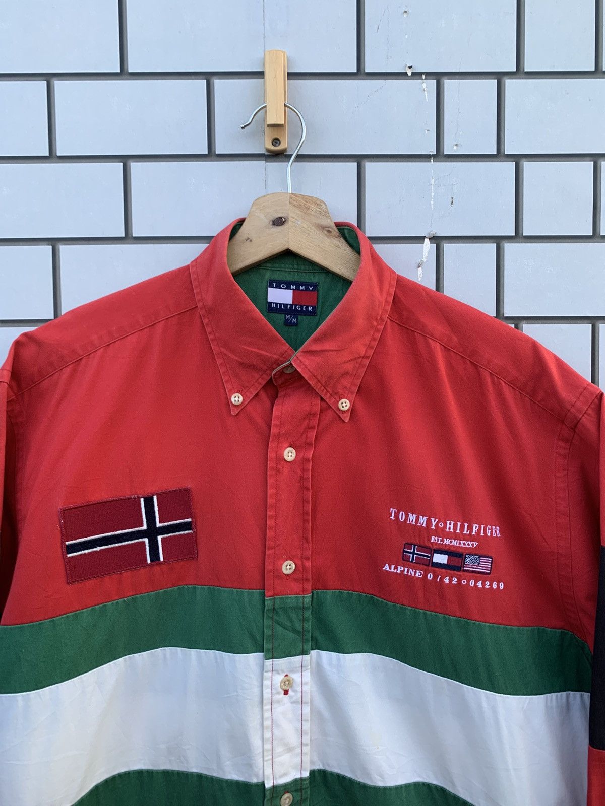Tommy Hilfiger Vintage Tommy Hilfiger Button Ups Shirts Multicolour Size US M / EU 48-50 / 2 - 4 Thumbnail