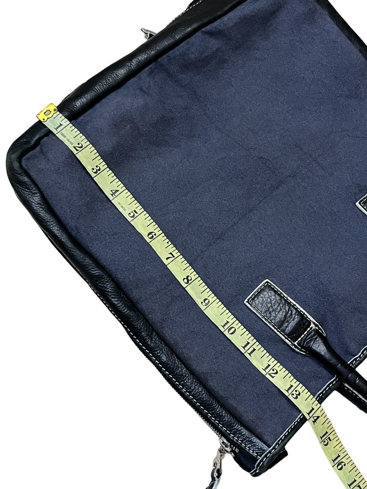 Takahiromiyashita The Soloist. NUMBER (N)INE BLACK CANVAS/LEATHER TOTE BAG Size ONE SIZE - 13 Thumbnail