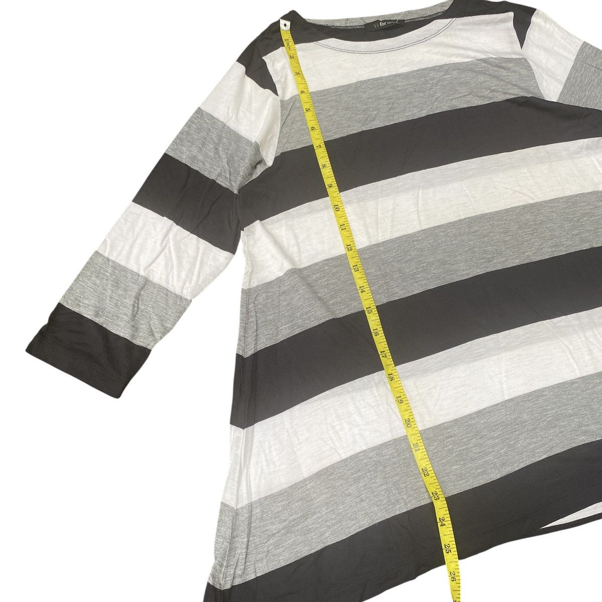 Y's Y’s for living stripe shirt Size M / US 6-8 / IT 42-44 - 3 Thumbnail