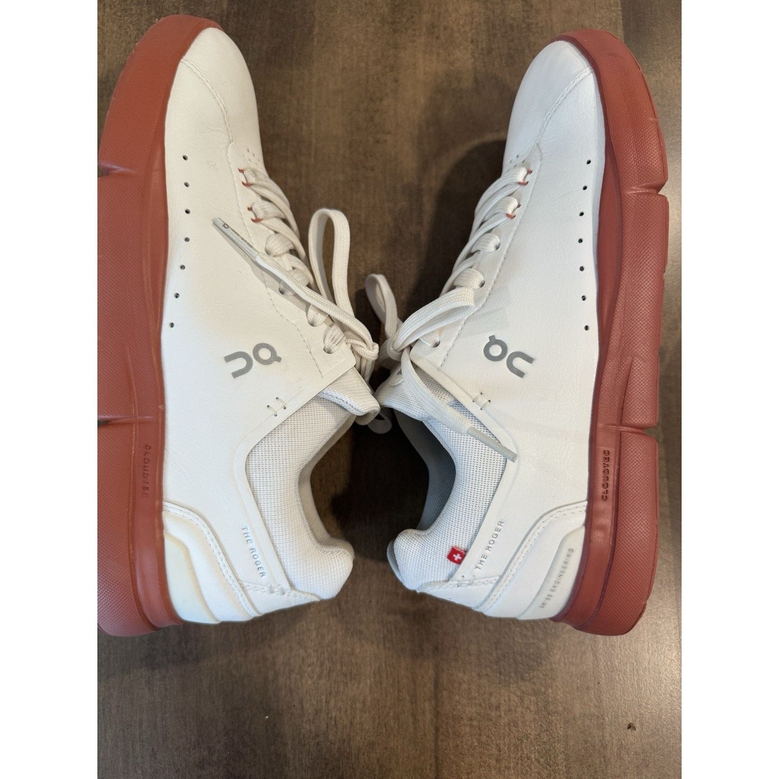 On On Cloud The Roger Advantage White/Canyon Women’s Size 9.5M Size US 9.5 / IT 39.5 - 4 Thumbnail