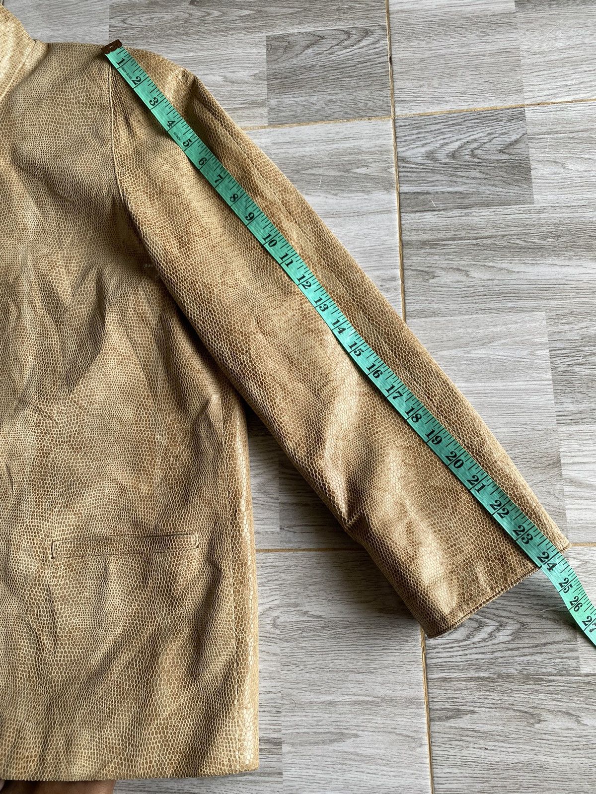 20471120 × Vintage Japanese Brand Leather Jacket Size L / US 10 / IT 46 - 15 Thumbnail