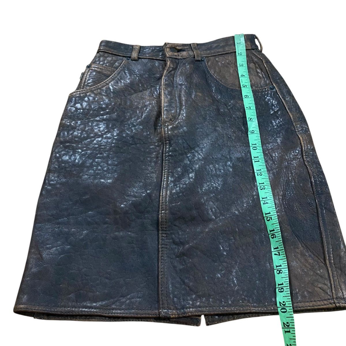 Avirex Vintage Avirex leather Skirt S Size Brown Colour Size 25" / US 0 / IT 36 - 18 Thumbnail