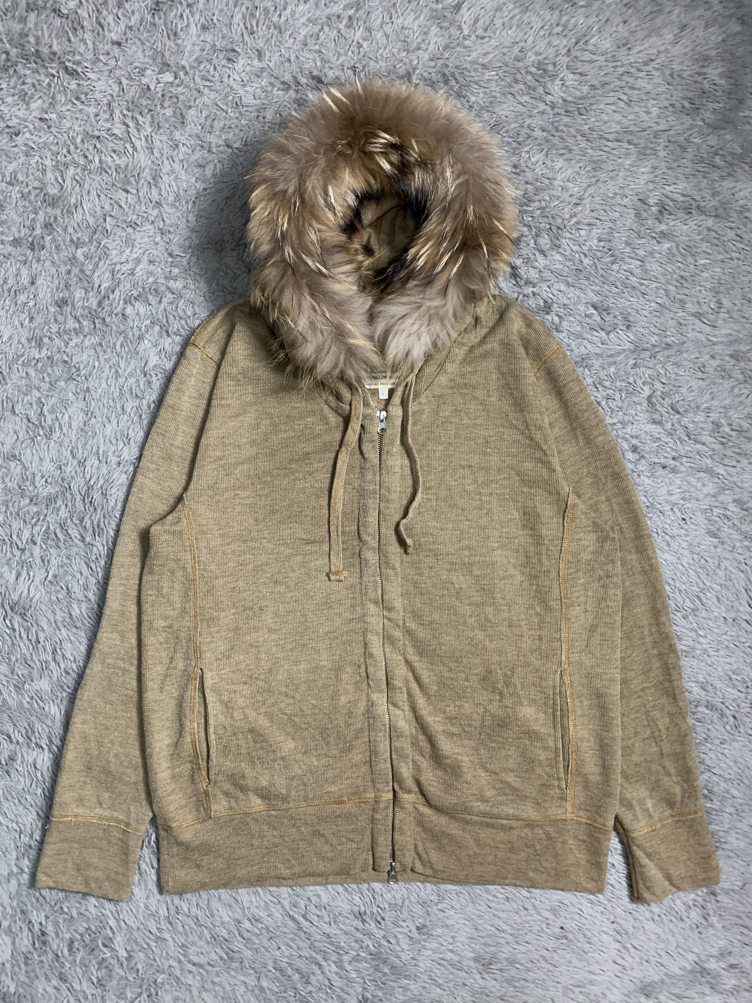 Japanese Brand Who Gallery Double Zip Faux Fur Hoodie Size US L / EU 52-54 / 3 - 1 Thumbnail