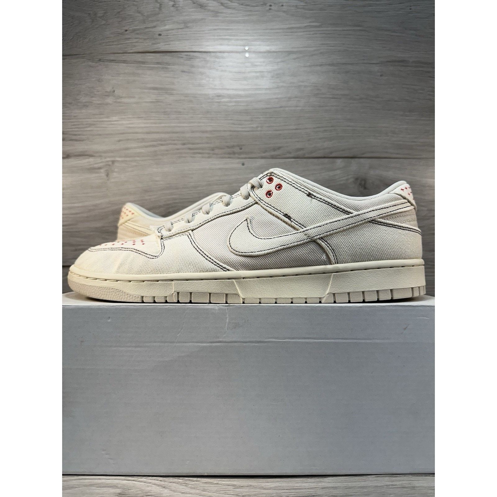 Nike Nike Dunk Low Sashiko - Light Orewood Brown - Size 14 Size US 14 / EU 47 - 1 Thumbnail