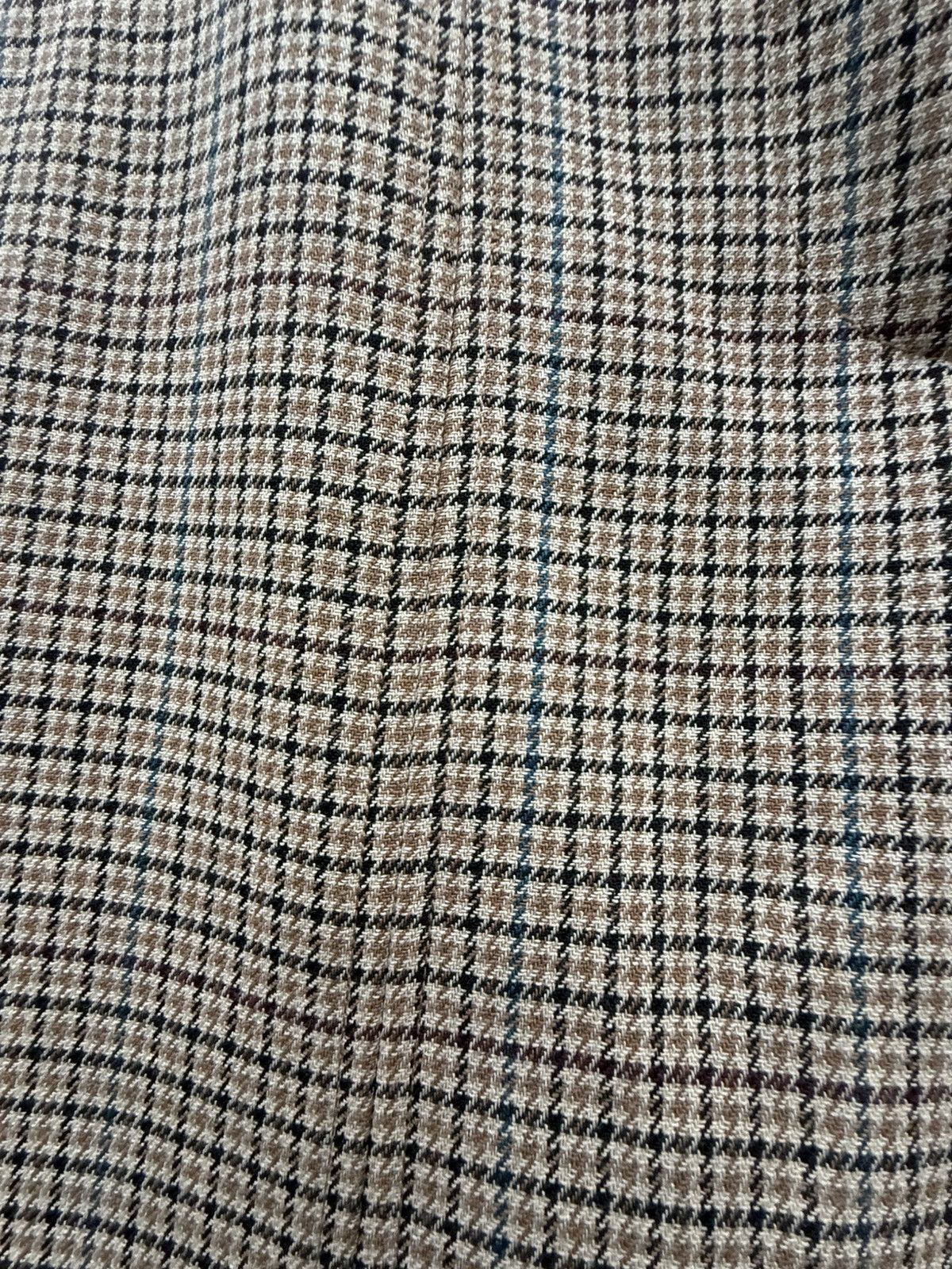 A.L.C. A.L.C. Women’s Edwin Pants Tan Split Leg Houndstooth Size 2 Size 26" / US 2 / IT 38 - 3 Thumbnail