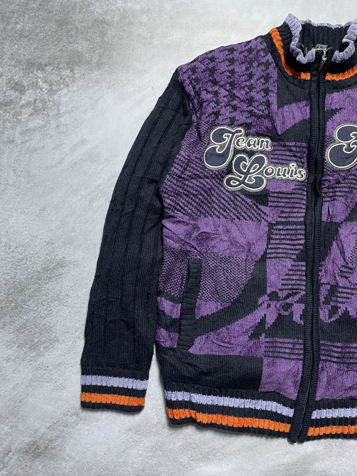 Coogi Jean Louis Fradet Style 3D Knit Jacket Size US L / EU 52-54 / 3 - 3 Thumbnail