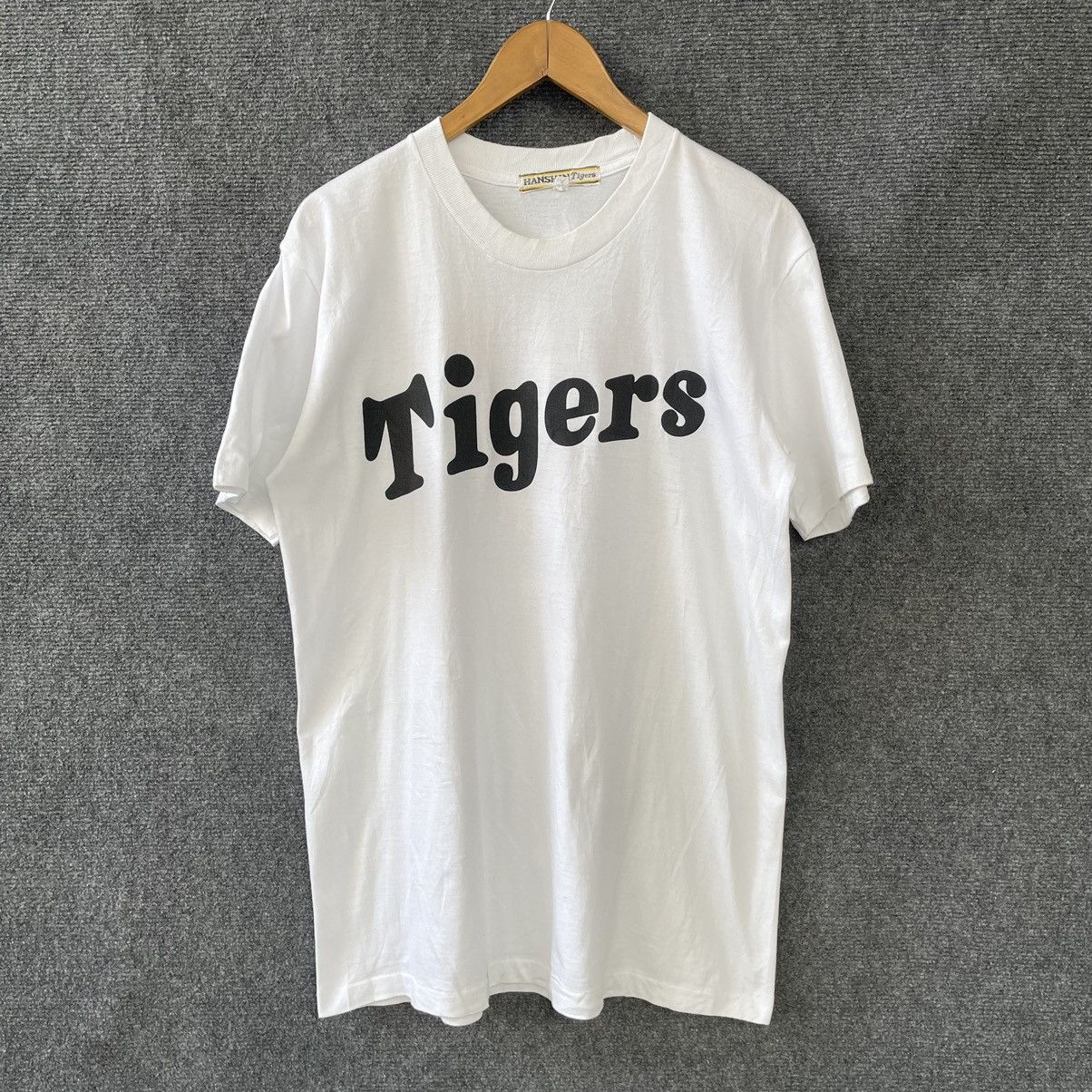 Japanese Brand × MLB × Vintage 2003 Hanshin Tigers Central League Champion Bathing Ape Bape Size US L / EU 52-54 / 3 - 5 Thumbnail