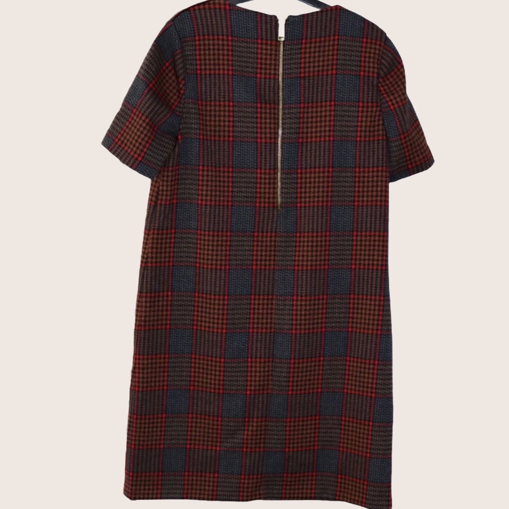 NEXT Vintage Houndstooth Check Womens Next Tunic Dress UK 12R Size 34" / US 12 / IT 48 - 1 Thumbnail