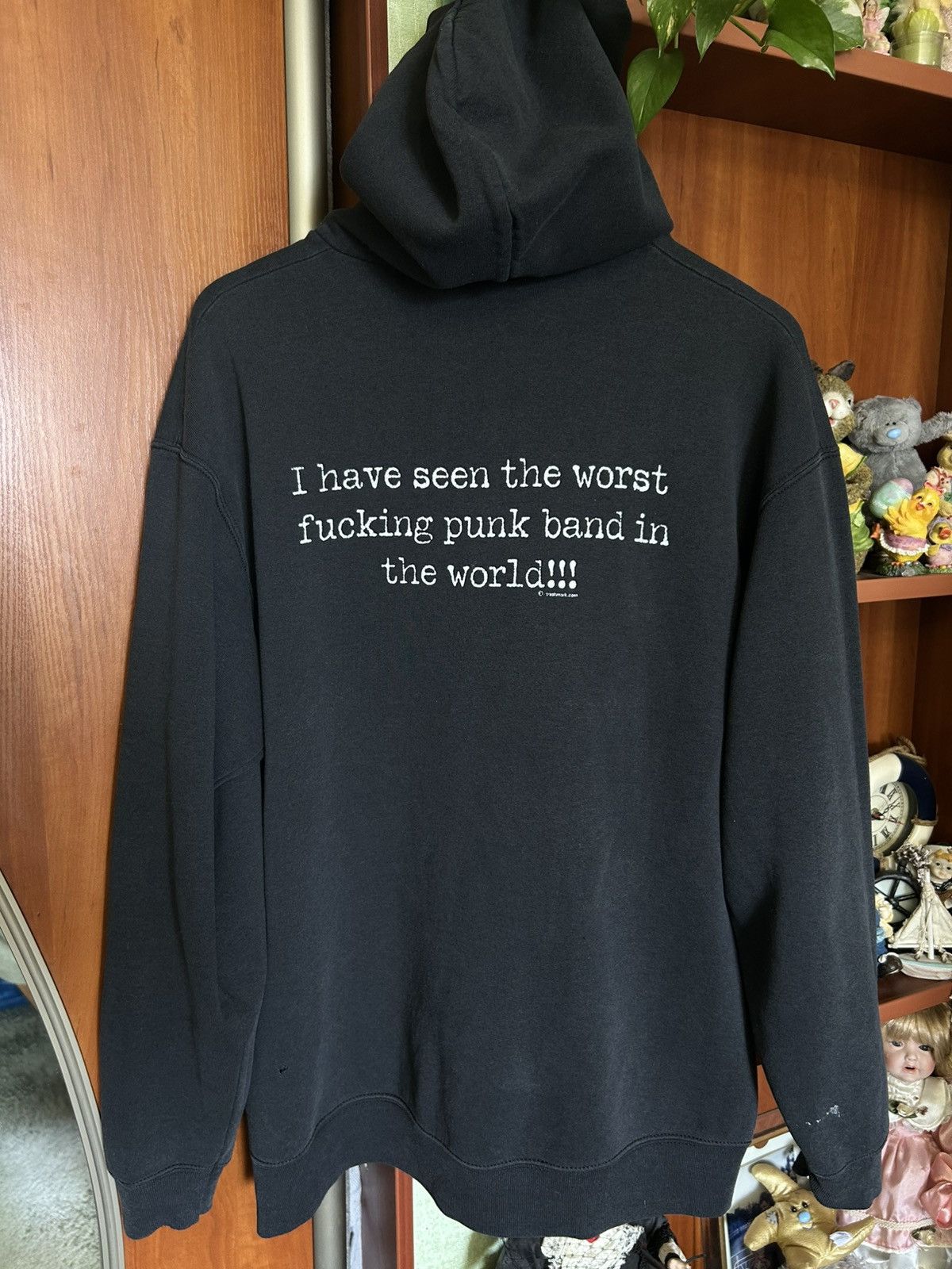 Band Tees VINTAGE THE VANDALS PUNK BAND HOODIE FADE RARE THRASHED Size US XL / EU 56 / 4 - 4 Thumbnail