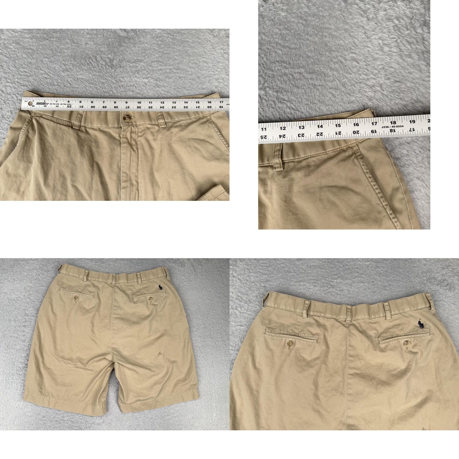 Polo Ralph Lauren Polo Ralph Lauren Shorts Mens 36x9 Khaki Chino Classic Fit Cotton Casual 36 Size US M / EU 48-50 / 2 - 9 Thumbnail