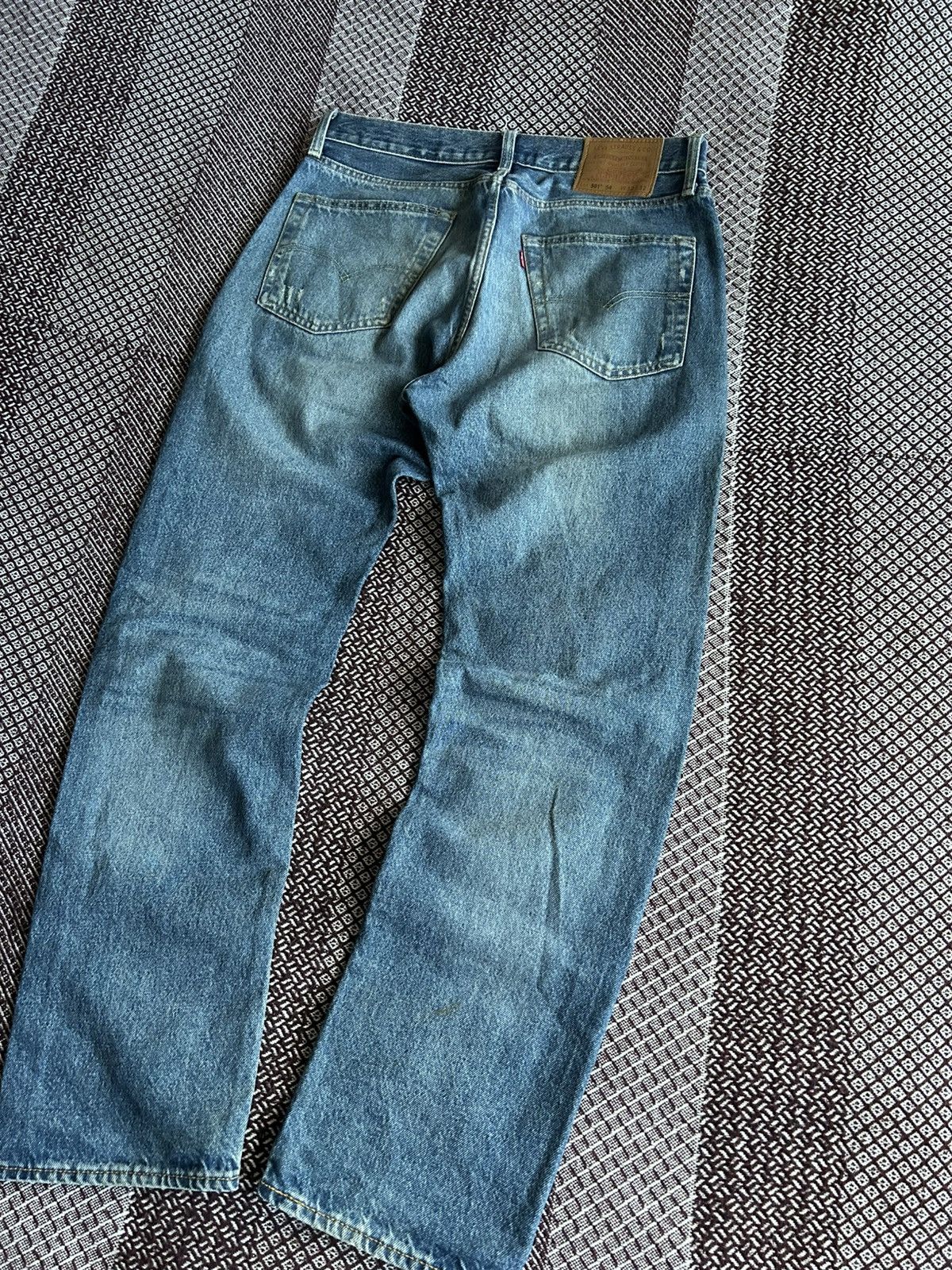 Levi's Vintage Levis 501 Premium Big E Jeans Thrashed Wash Size W32 Size US 32 / EU 48 - 2 Thumbnail