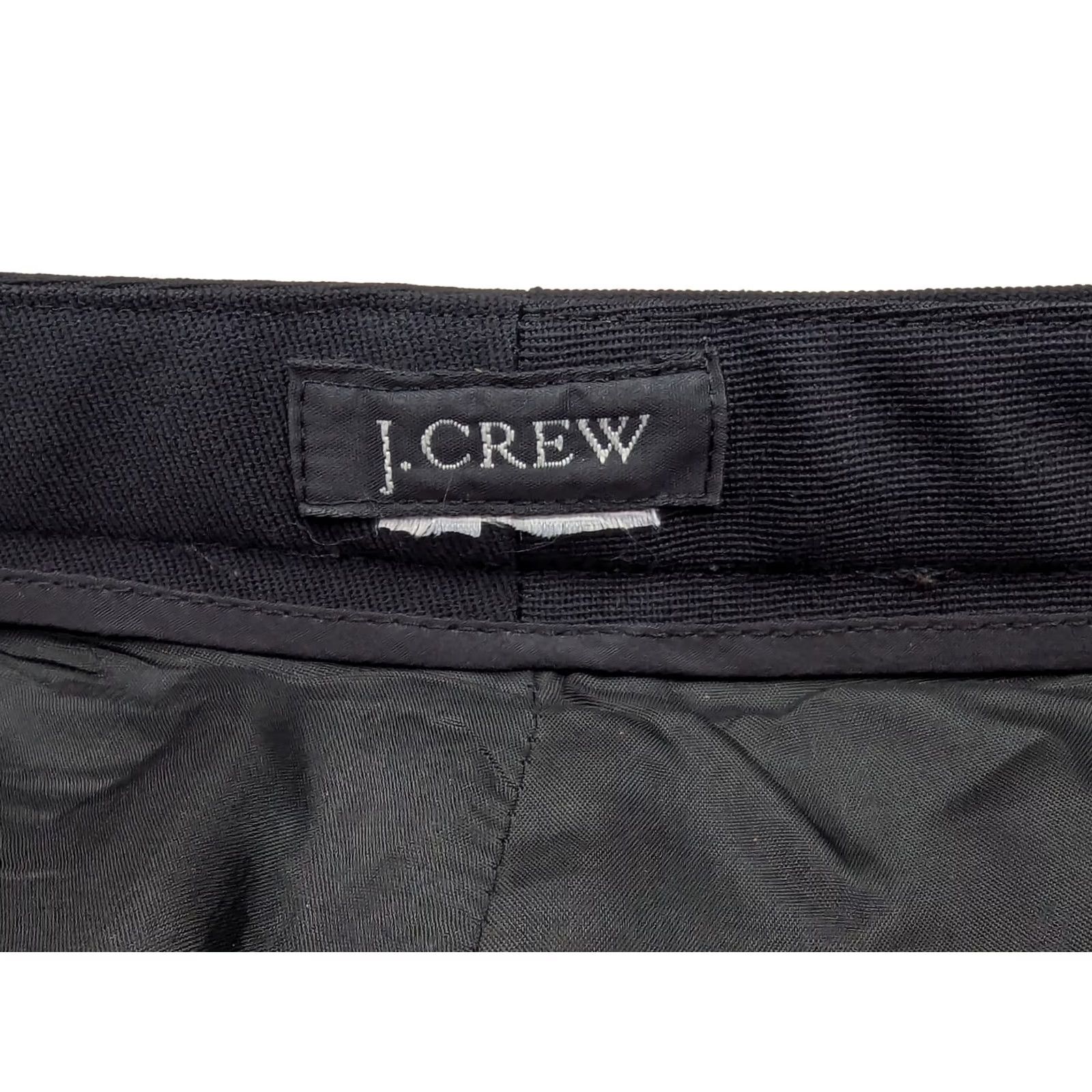 J.Crew J.CREW Cafe Capri Wool Crepe Lined Pants Women 29x31 Draping Flowing Straight Pants Size 28" / US 6 / IT 42 - 7 Thumbnail