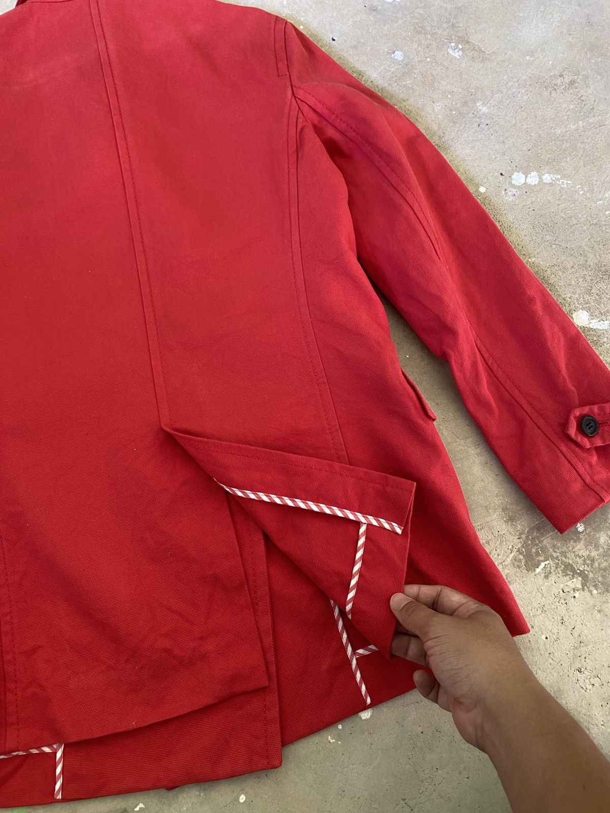 Lanvin Lanvin Sport Red Double Breasted Peacoat Size S / US 4 / IT 40 - 13 Thumbnail