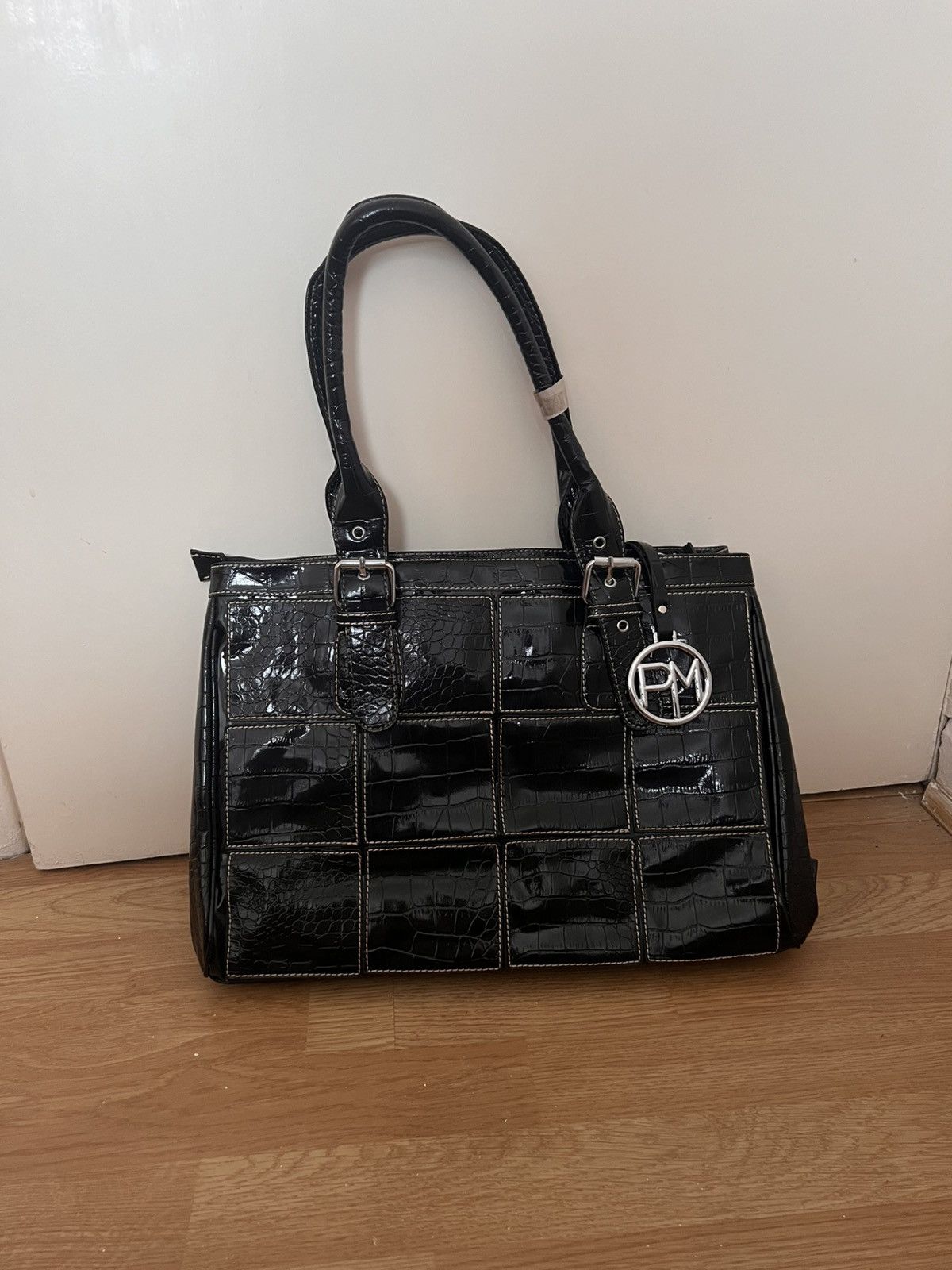 Pamela Love Pamela black croc leather bag Size ONE SIZE - 1 Thumbnail