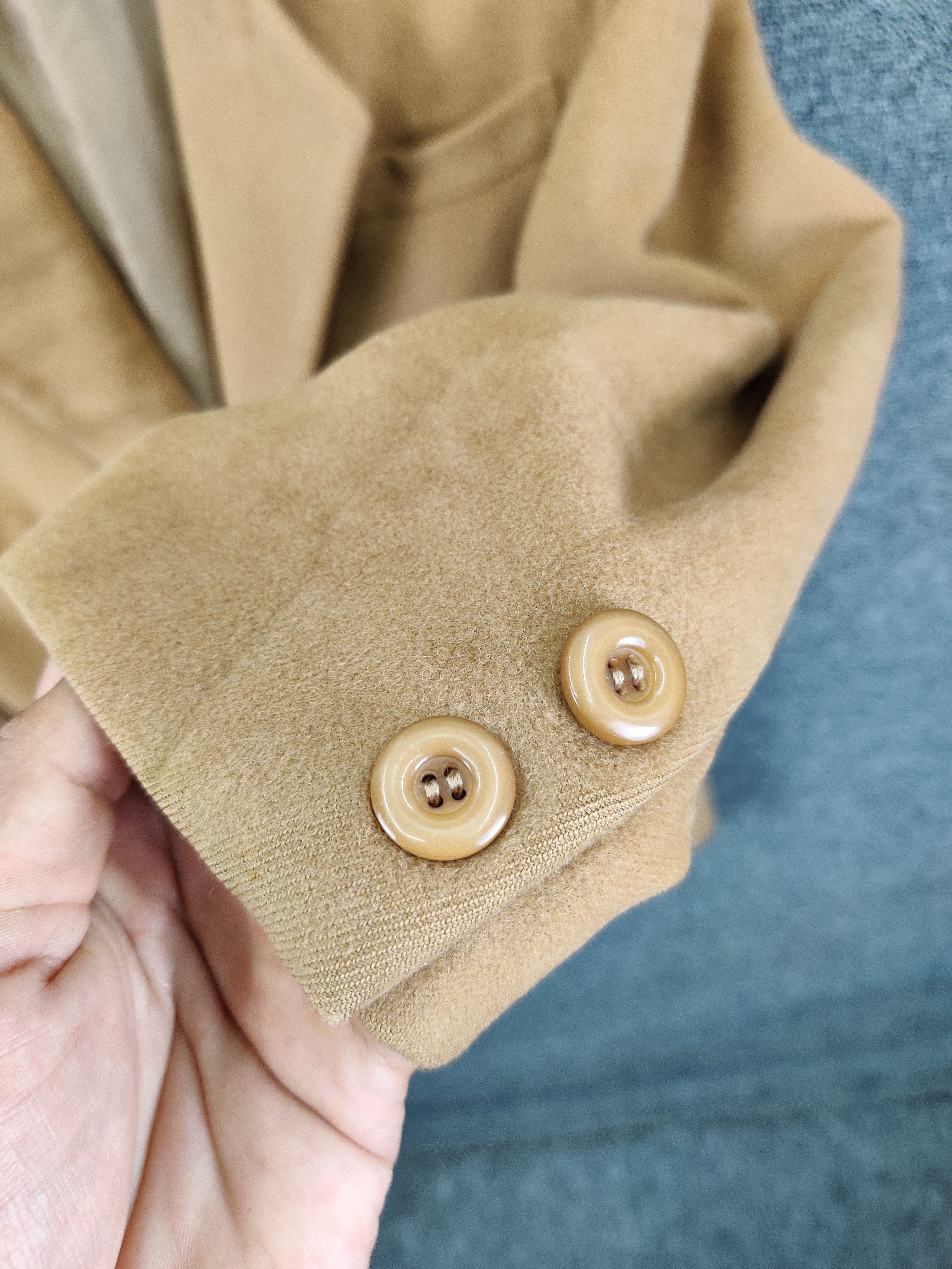 Burberry Vintage Burberrys Beige Wool Single Breasted Blazer Size US M / EU 48-50 / 2 - 9 Thumbnail
