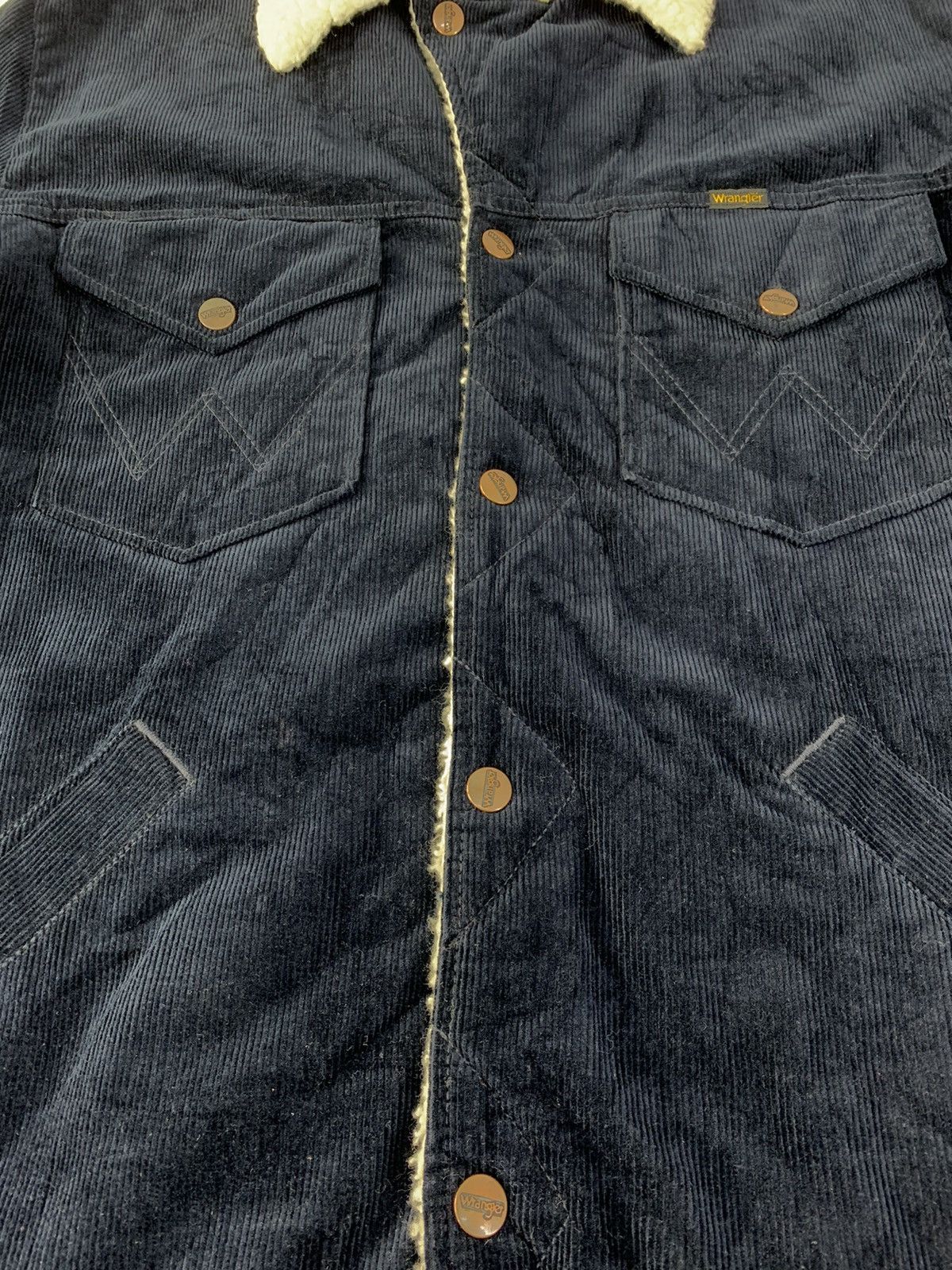 Wrangler Vintage Wrange Coat Shearling Corduroy Sherpa Jacket Size US L / EU 52-54 / 3 - 5 Thumbnail