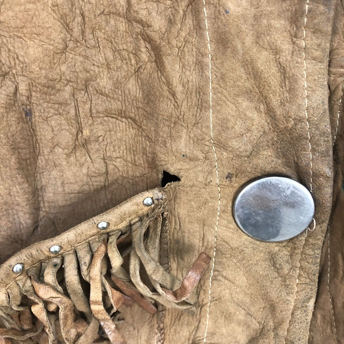 Buzz Rickson's 🔥United Carr Western Cowboy Jacket Fringed Leather Size S / US 4 / IT 40 - 6 Thumbnail