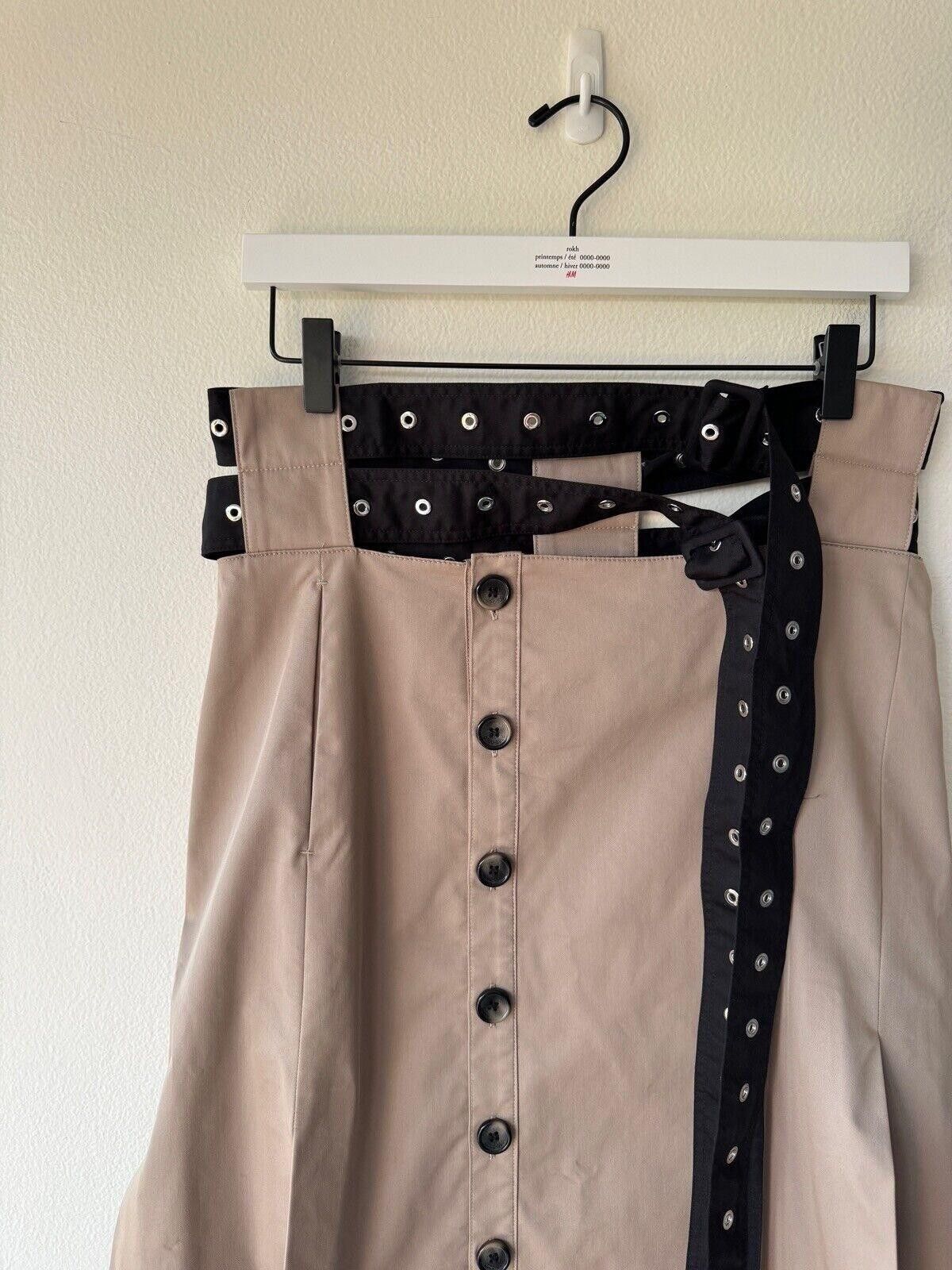rokh new H&M HM h m Rokh Hwang 14 42 10 skirt small Belted Skirt Size 32" / US 10 / IT 46 - 2 Thumbnail