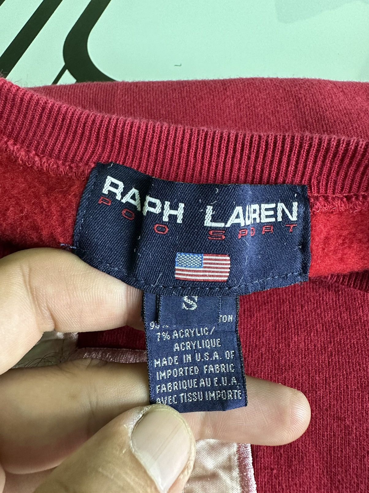 Polo Ralph Lauren × Ralph Lauren Vintage Ralph Lauren Polo Sport USA Spellout Logo Sweatshirt Size US M / EU 48-50 / 2 - 8 Thumbnail