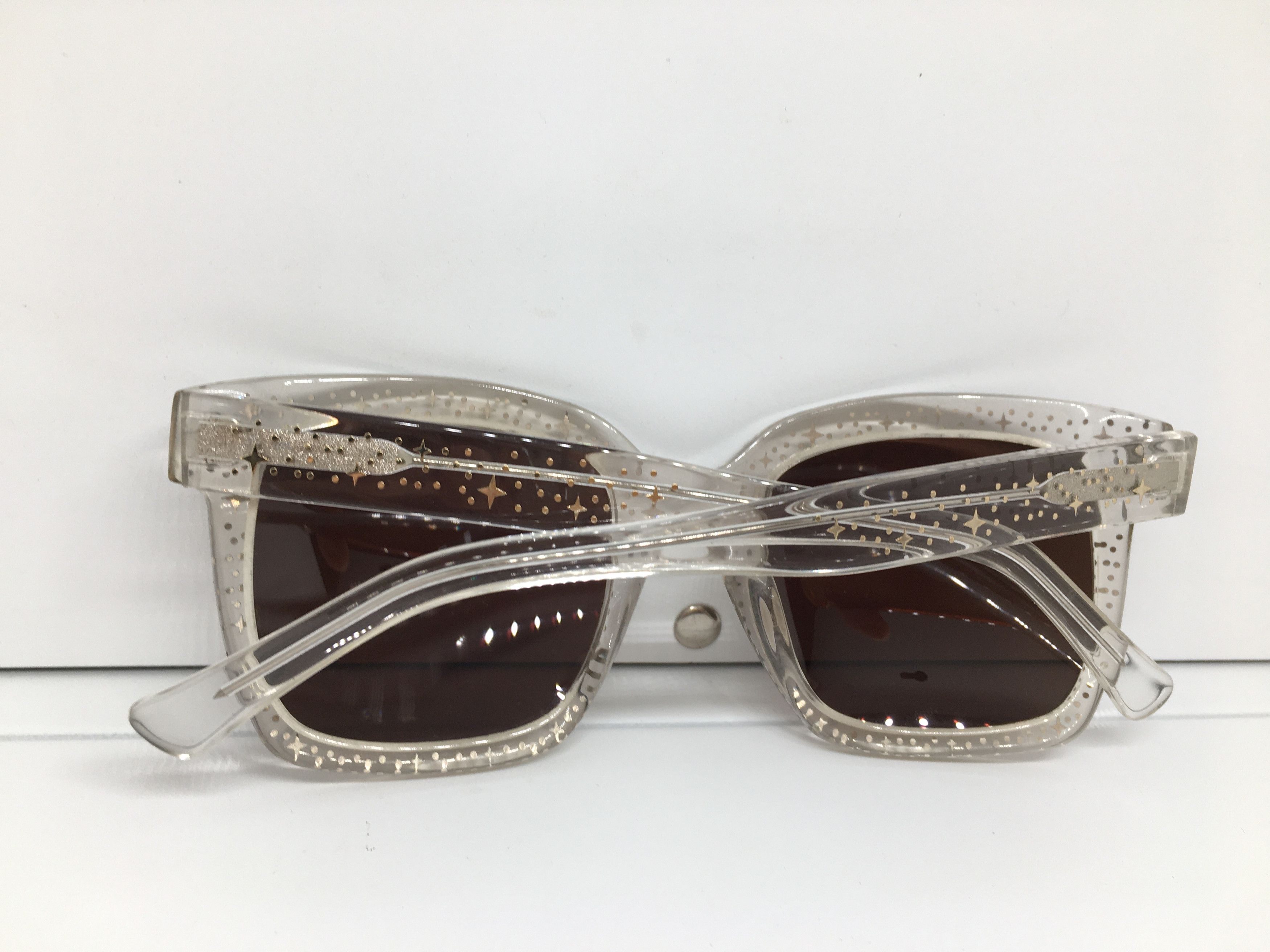 Other Handmade Clear Acetate Square Sunglasses Frame Size ONE SIZE - 9 Thumbnail