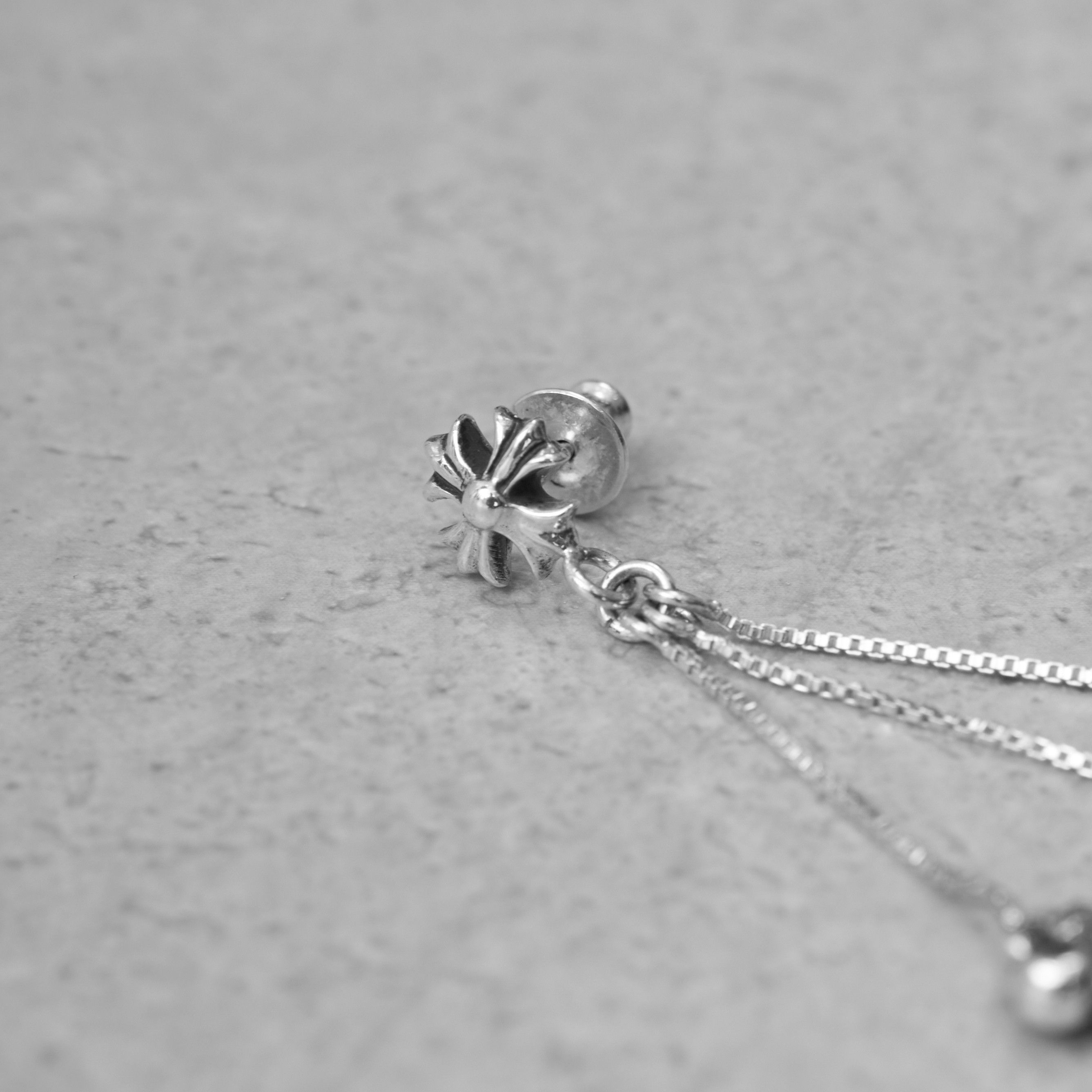 Chrome Hearts CHROME HEARTS JOJO PST PLS BS STAR L CROSS FUSTER EARRINGS Size ONE SIZE - 5 Thumbnail