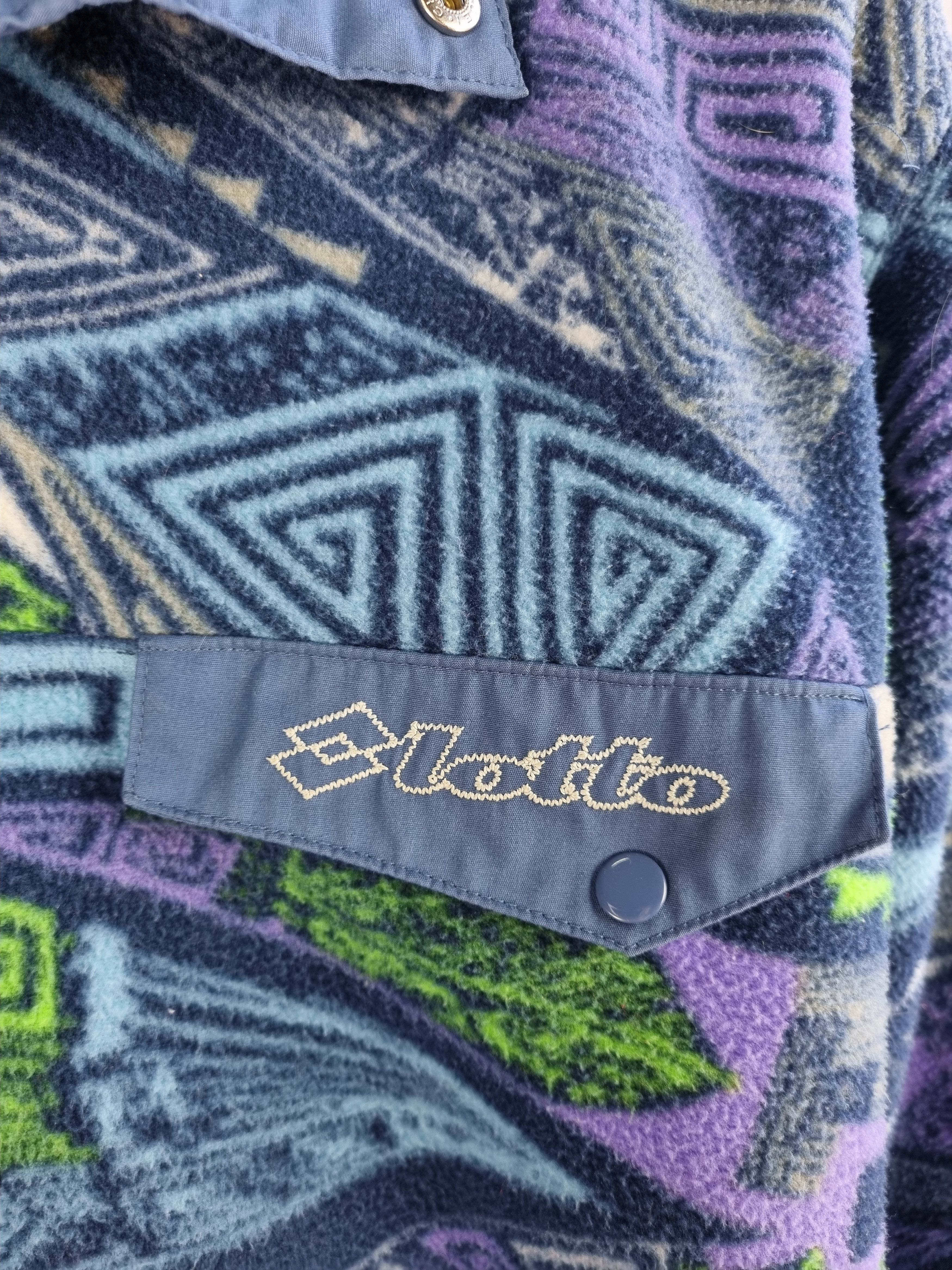 Vintage Attractive Abstract Design Fleece Looks like Patagonia Size US M / EU 48-50 / 2 - 13 Thumbnail