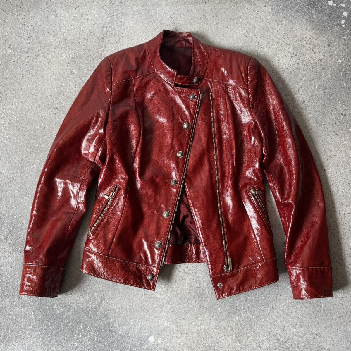 Hysteric Glamour Amazing Vintage Y2K Red Leather Jacket Size S / US 4 / IT 40 - 1 Thumbnail