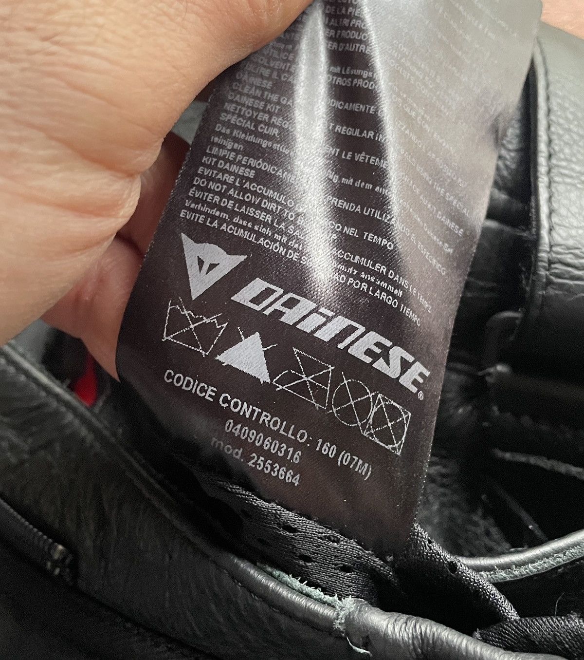 Dainese Dainese SF Pelle Black Leather Perf Motorcycle Armored Pants Size US 30 / EU 46 - 16 Thumbnail