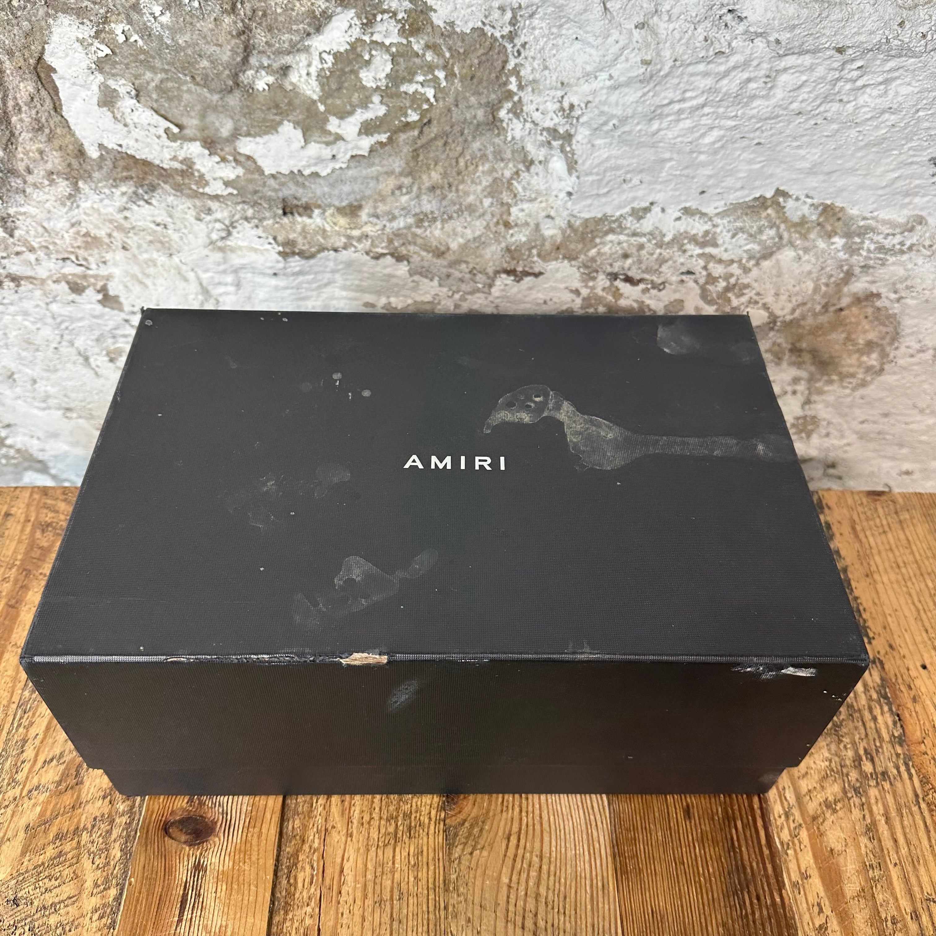 Amiri Amiri Navy Skeleton White Teal Blue Sneaker Sz 7 (40) Size US 7 / EU 40 - 8 Thumbnail
