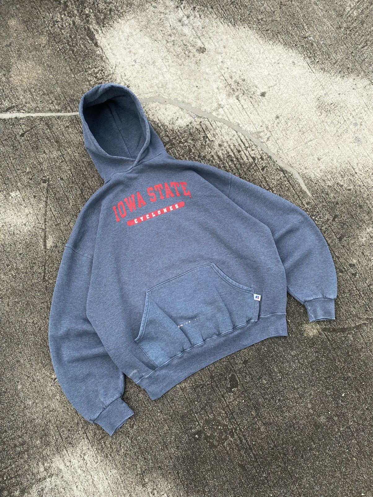 Russell Athletic Vintage Russell Athletic Hoodie IOWA Size US XL / EU 56 / 4 - 2 Thumbnail
