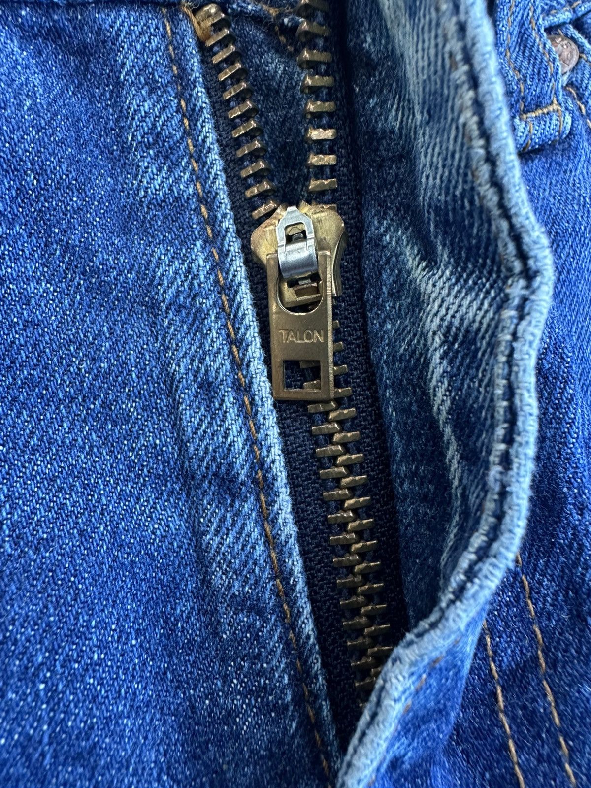 Levi's Vintage Clothing Vintage 90s Levis 502 XX Japan Big E Selvedge Jeans Denim Size US 33 - 12 Thumbnail
