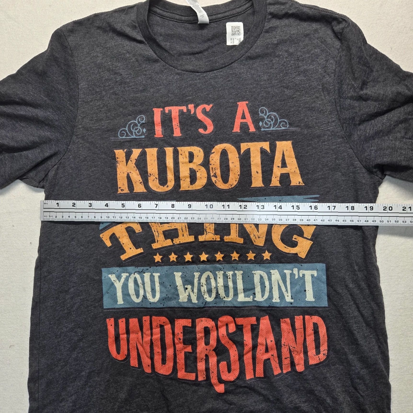 Vintage VINTAGE Canvas Kubota T-Shirt Men Large Gray Graphic Tractor Humor 2020s Size US L / EU 52-54 / 3 - 3 Thumbnail