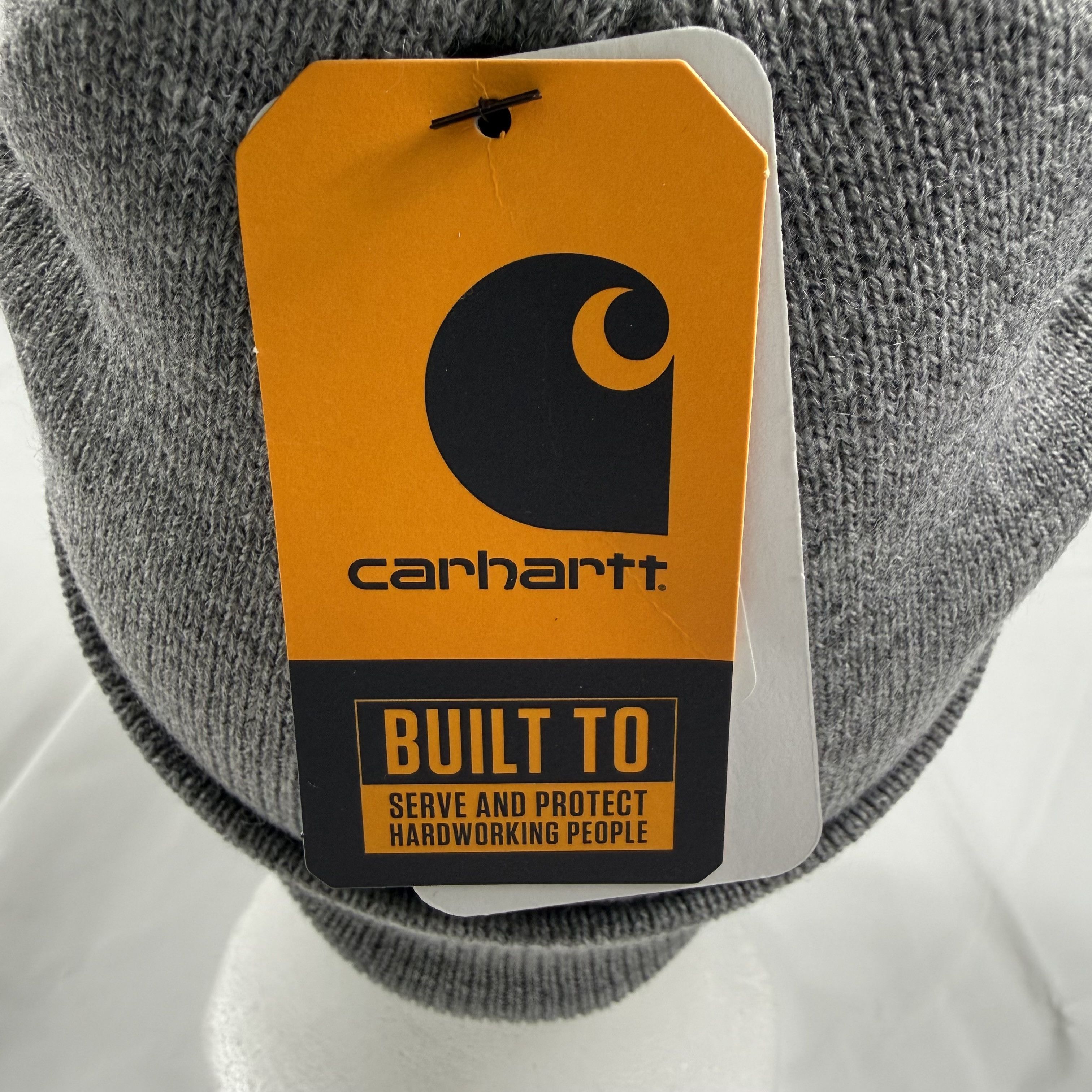 Carhartt Carhartt A18 Heather Gray Acrylic Watch Hat Beanie Logo Size ONE SIZE - 4 Thumbnail