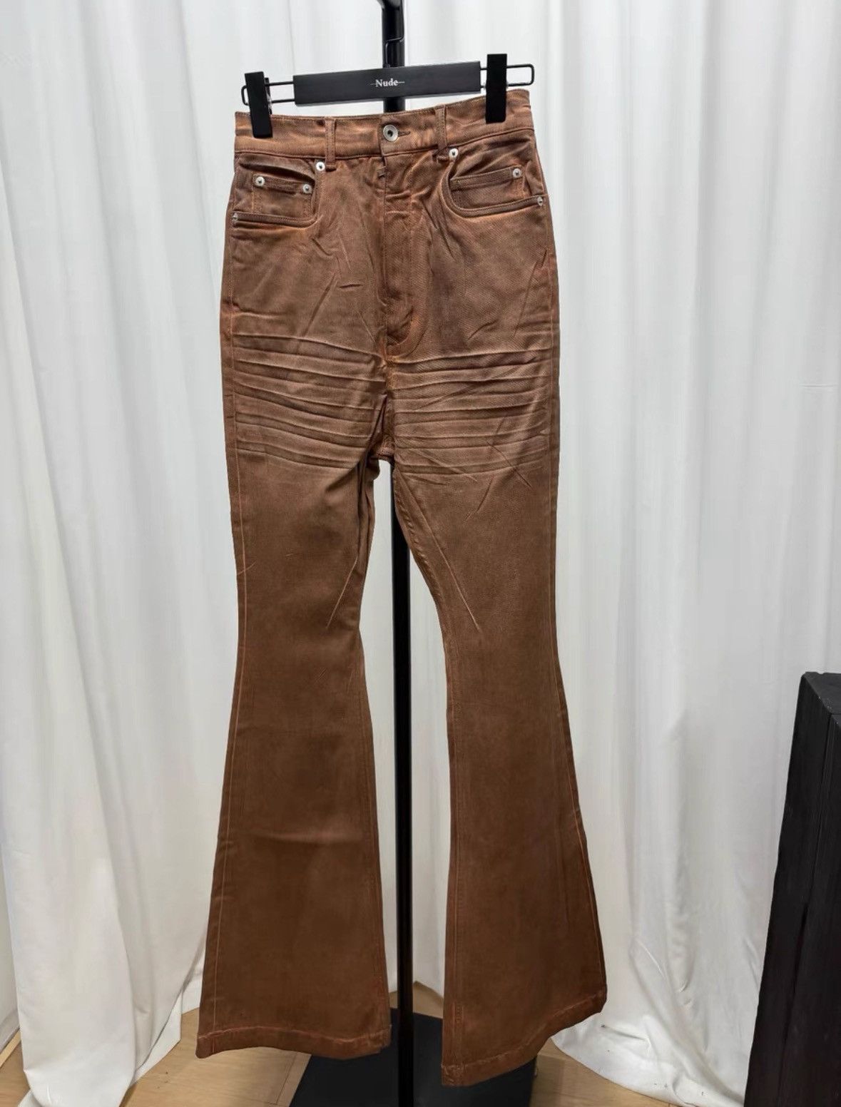 Rick Owens Rick Owens Mud-dyed Flared Pants Size US 28 / EU 44 - 1 Thumbnail