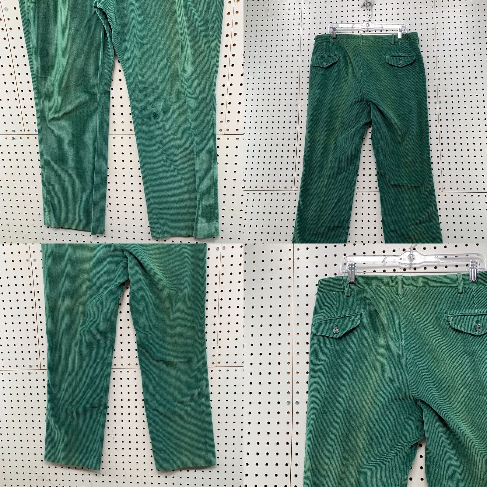 Vintage VINTAGE L.L. Bean Corduroy Pants Mens 36x29 Green Turquoise Made USA Shirt Size US 36 / EU 52 - 8 Thumbnail