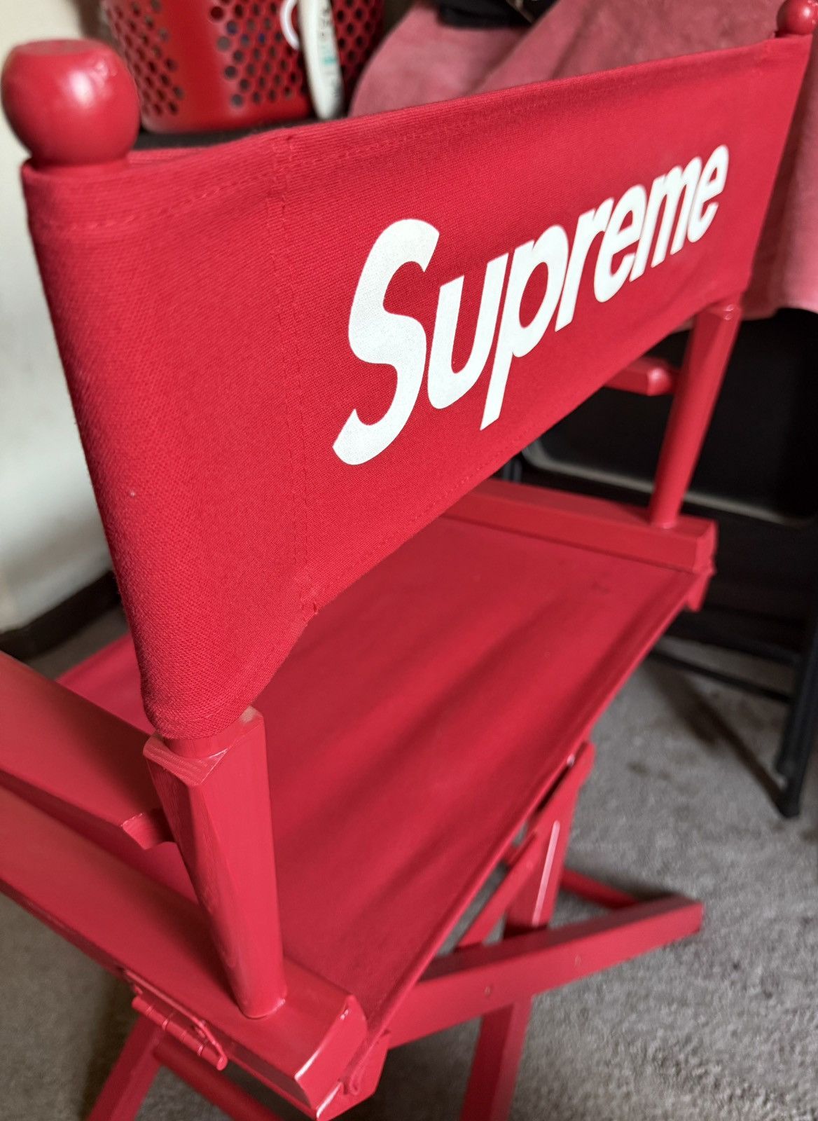 Supreme Supreme red directors chair Size ONE SIZE - 3 Thumbnail