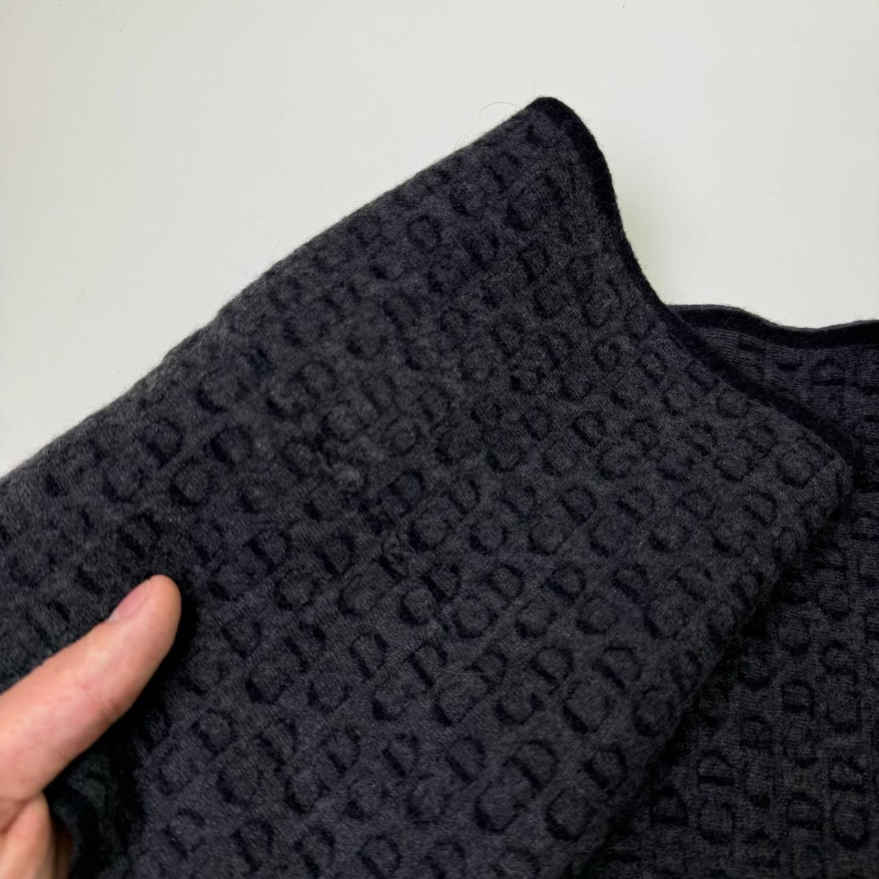 Dior Authentic Christian Dior Wool Monogram Scarf Size ONE SIZE - 6 Thumbnail